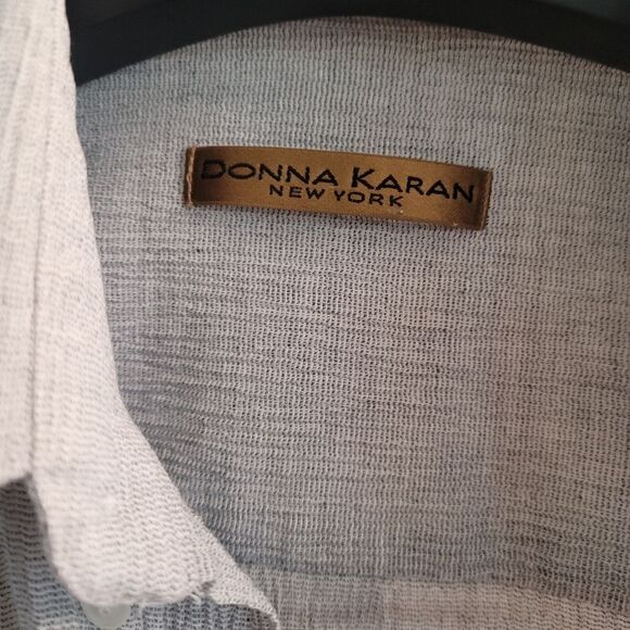 Donna Karan Signature Gold Label Men’s Dress Shirt. 15 1/2- 34/35 Color is Straw - Picture 5 of 6